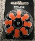 Kirkland Batteries Premium Hearing Aid Button Size 13 (32). Fixed Price $11.55.