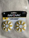 Rayovac Sun Air Size 10 Hearing Aid Batteries (16 Pack) Usa Made Wisconsin. Fixed Price $12.99.