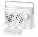 Tosima TV-8000 White Wireless Speaker Voice Highlighting Hearing Portable. Fixed Price $55.00.