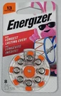 New 8-PACK Energizer AZ13DP8 Alkaline Zincair Batteries For Most Hearing Aids. Fixed Price $7.49.