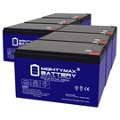 Mighty Max 12V 12AH Gel F2 Battery Replaces Win Med Tourist Xpress - 6 Pack. Fixed Price $179.99.