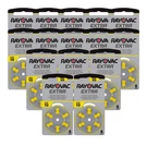 90X Rayovac Extra Advanced Size 10 PR70 Hearing Aid Batteries 1.45V Zinc Air. Fixed Price $35.49.