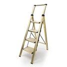 Folding Ladder 4 330LB Capacity Anti Slip Golden STEP001 Portable Aluminium. Fixed Price $179.99.