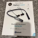 Nuvomed Digiears Light Hearing Aid Bluetooth Neckband Hands Free Call New Box. Fixed Price $22.00.