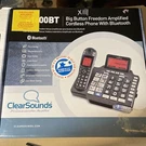 Clearsounds Amplified Cordless Phone W/ Bluetooth A1600BT Great For Seniors. Fixed Price $49.50.