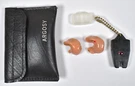 Untested 1X Right Vtg Argosy Passport Hearing Aid Original Pouch + Nu-ear. Fixed Price $25.95.