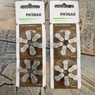 Unopened Phonak Hearing Aid 312 (4 Pkg) (24BATTERIES) Expired 02/21. Fixed Price $7.99.