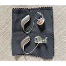 Oticon Minirite Pair Ric Hearing Aids Silver Digital Bluetooth Battery. Fixed Price $400.00.