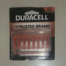 Hearing Aid Batteries Duracell Size DA13BA16 New & Sealed Exp 03/26. Fixed Price $12.99.