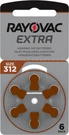 Rayovac Extra Advanced, Size 312 Hearing Aid Battery (60 Batteries). Exp 2029. Fixed Price $19.99.