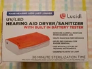 Lucid Uv/led Hearing Aid Heated Dryer 275NM Sanitizer Battery Tester. Fixed Price $11.00.