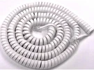 2-PACK Geemarc Phone Handset Cord Amplified Big-button Bright White Long 25FT. Fixed Price $11.99.