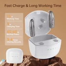 Mirasing Bluetooth Rechargeable Hearing Aids Bte Noise Cancelling Charging Case. Fixed Price $117.16.