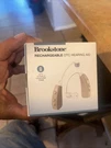 Brookstone Rechargeable Universal Otc Hearing Aid Set BRH-007 -used Open Box. Fixed Price $39.99.