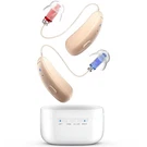Coqool Rechargeable Hearing Aids With Recharging Case - White. Fixed Price $69.95.