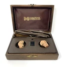 Untested Vtg Magnatone Rechargeable Hearing Aids Original Box For Parts Only. Fixed Price $37.99.