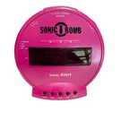 Sonic Alert Bomb SBB500SS Vibrating Alarm Clock Pink Tested & Working. Fixed Price $28.99.