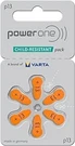 Lot Of 17 Packs (6/PACK, 103 Total) Varta Powerone P13 Hearing Aid Batteries. Fixed Price $63.96.