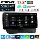 12.3" Screen For Audi Q5 Car Radio Navigation Octa Core Bluetooth 4+64GB Wifi. Fixed Price $390.99.
