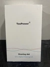 Toopower Hearing Aid, Otc Digital Rechargeable, Noise Reduction. Fixed Price $30.00.
