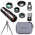 28X Hd Cellphone Clip Camera Macro Telescope Zoom Fish Eye Lens Tripod Kit. Fixed Price $25.93.