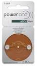 Power One Accu Plus Size 312 Rechargeable Hearing Count (pack Of 1), Brown. Fixed Price $57.05.