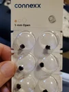 Siemens Signia Connexx Click 4 Mm Open For Ric Hearing Aids - 6 Domes Each. Fixed Price $9.00.