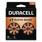 Duracell DA13B16ZM09 #13 Hearing Aid Battery (16/PK) New. Fixed Price $20.61.