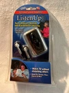 Listen Up Personal Sound Amplifier With Ear Buds As Seen Tv Factory Sealed. Fixed Price $18.99.