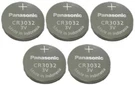 5 New Batteries Panasonic CR3032 3V Lithium Battery Fresh Expiration 2028. Fixed Price $13.70.