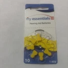 My Essentials Hearing Aid Batteries, 10 Pack 1.45VRECHARGEABLE Mercury Free. Fixed Price $10.00.