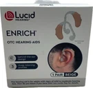 Lucid Hearing Enrich Otc Aids Beige New Open Box. Fixed Price $99.99.