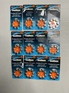 Lot Of 12 X96 Premium Mercury Free Hearing Aid Batteries Size 13 Exp 2022. Fixed Price $19.00.