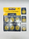 72 Total - Kirkland Signature Hearing Aid Batteries Zinc Air Size 10 (yellow). Fixed Price $27.00.
