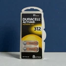 Duracell Hearing Aid Batteries Brown Tab (size 312). Fixed Price $5.99.
