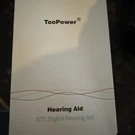 Toopower/hearing Aid For Seniors Rechargeable With Noise Cancelling,otc Digital. Fixed Price $45.00.