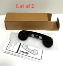 Lot Of 2 Walker PTS-500-6M Hearing Aid Compatible Push Talk Handset-black. Fixed Price $49.95.