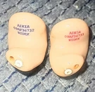 Widex Aikia Beige In-the-ear (ite) Hearing Aid Pair 09AE36731 09AE36732. Fixed Price $109.00.