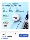 Clarity One Hearing Aids. Fixed Price $70.00.