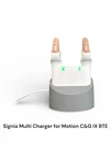 Signia Universal Multi Charger For Motion & Go Ix Bte With Stand. Fixed Price $150.00.