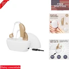 Digital Hearing Amplifier Set Rechargeable Behind Bte Sound For Adults. Fixed Price $91.97.