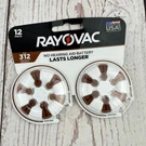 Rayovac Hearing Aid Batteries Size 312 Pack Of Long Lasting Performance. Fixed Price $9.99.