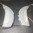 Phonak Solana Microp Gray Behind (bte) Hearing Aid Pair For Both Ears. Fixed Price $110.00.