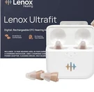 Lenox Ultrafit Digital Rechargeable Otc Hearing Aid With Charging Case - White. Fixed Price $40.00.