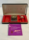Vintage Zenith Courier Hearing Aid W Case Booklet Mid Century Medical Analog. Fixed Price $44.99.