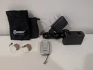 Widex Evoke 440(E-F2 440) Hearing Aids, Charger & Remote Tested. Fixed Price $607.48.