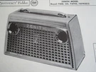 Zenith Royal 700, Ch. & 7AT43Z3 Transistor Radio Photofact. Fixed Price $6.50.