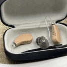 Lucid Hearing Aids W/ Storage Case Drying Jar Untested Liberty A32 P Beige. Fixed Price $66.00.