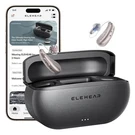 Elehear Beyond Pro Rechargeable Ric Hearing Aids W/ Vocclear 2.0, Champagne Gold. Fixed Price $590.00.