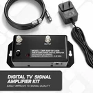 24DB Antenna Digital Signal Booster Amplifier For Hdtv Cable - W/ Coax. Fixed Price $38.97.
